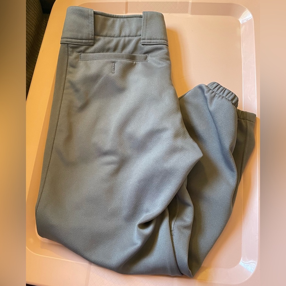 Mizuno Softball Pants Womens Size Small Gray With Belt Loops - Picture 5 of 9